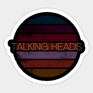 talking heads Sticker